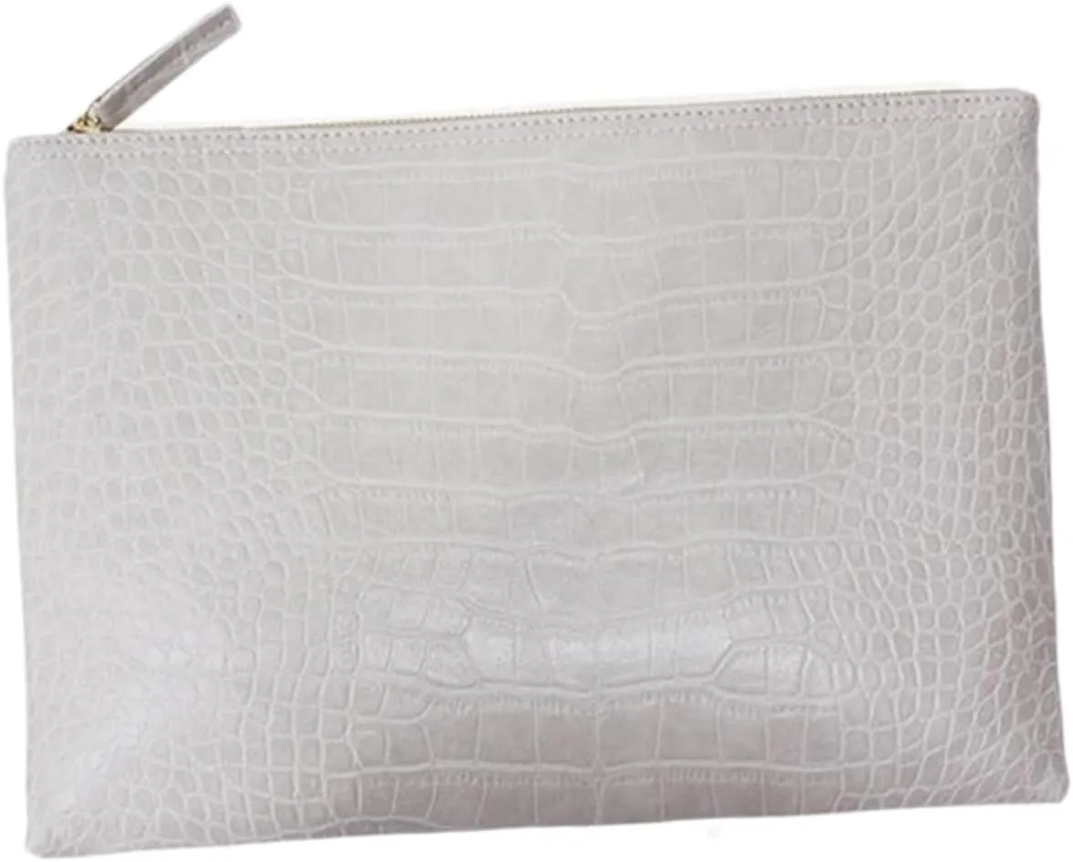 1pc Fashion Bag Alligator Printed Pouch Clutch Bag Stylish Envelope Women Evening Purses Clutch