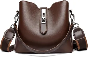 2025 Three Straps Bucket Bag for Women, Stylish Vintage Tote Bag, with Adjustable Wider Shoulder Strap