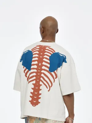 2Tones Big Pocket Bone Tee (Trico)