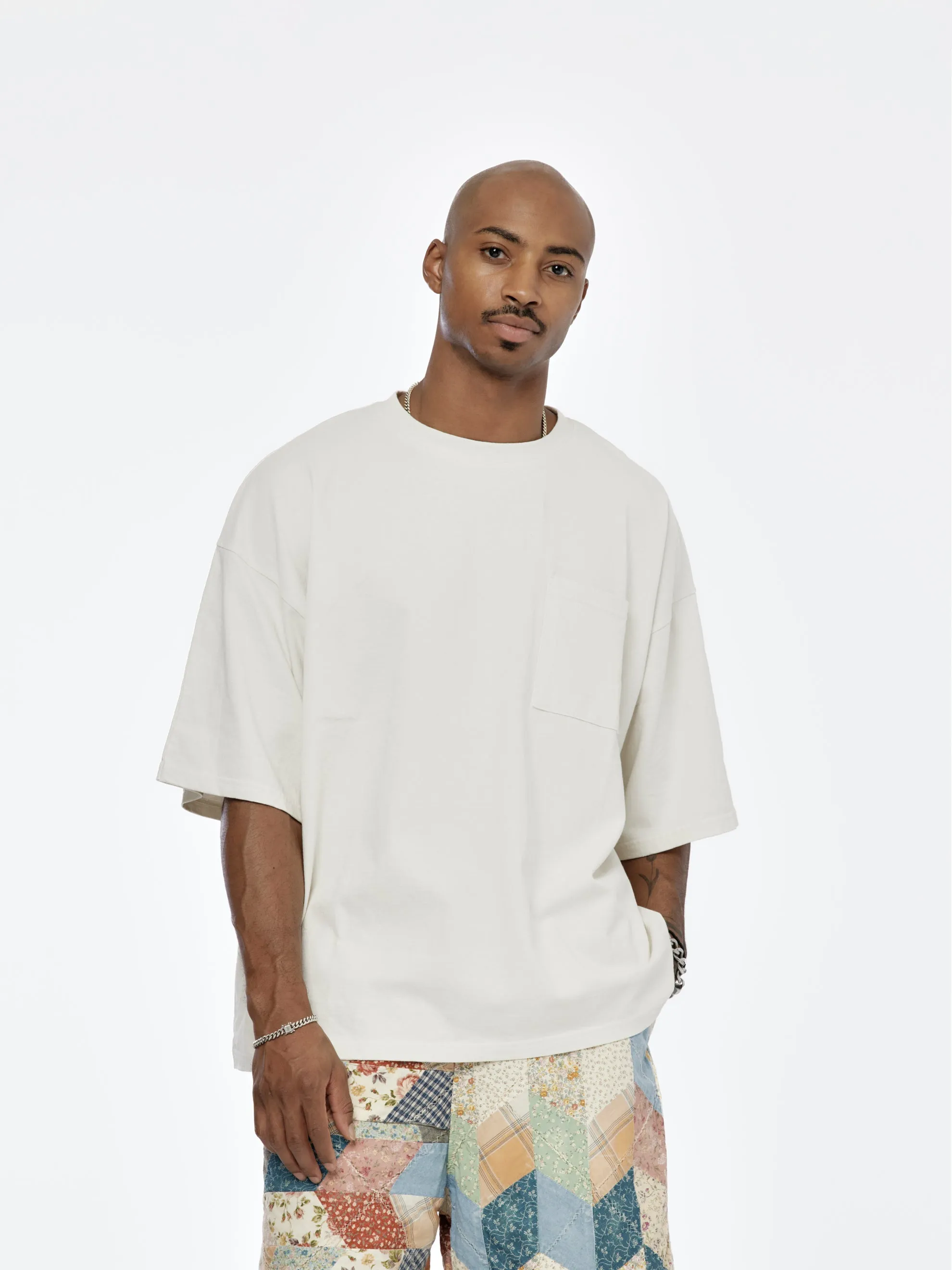 2Tones Big Pocket Bone Tee (Trico)