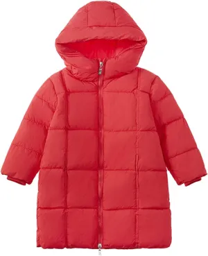 3-8 Years Babies Girls Boys Warm Thick Solid Cotton Long Sleeve Padded Jacket Coat Cold Gentle Kids Kids Outerwear