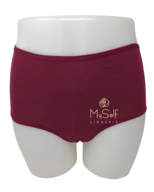 3305 Wine Cotton Briefs 3 Pk.