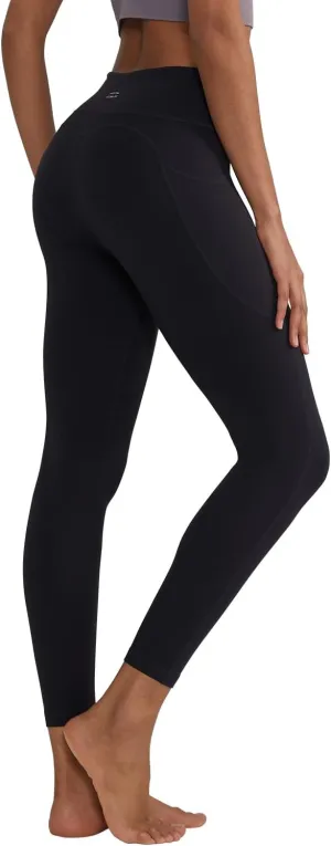 ALONG FIT High Waisted Leggings with Pockets, Tummy Control Workout Leggings for Women 25 Soft Yoga Pants Gym Sport Lounge