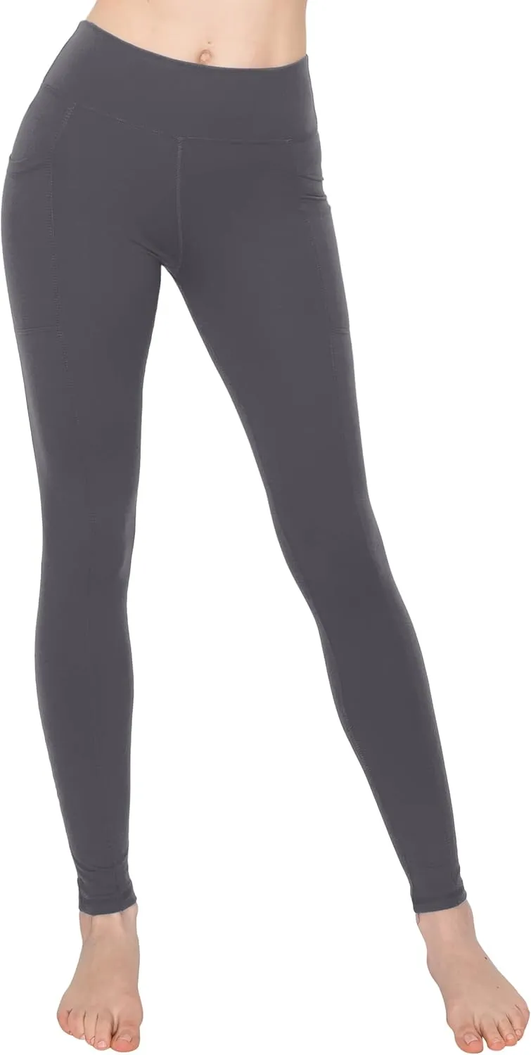 ALWAYS Pockets Yoga Pants Leggings for Women - Super Soft Stretch High Waisted Active Workout Gym Athletic Leggings
