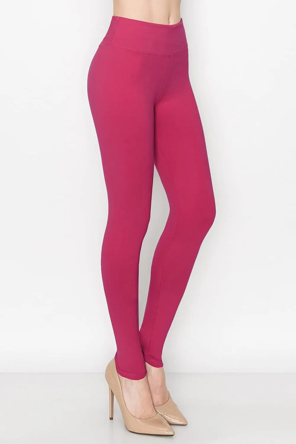 ALWAYS Women's Print Pattern Leggings - Premium Soft Stretch Peach Skin Yoga Pants