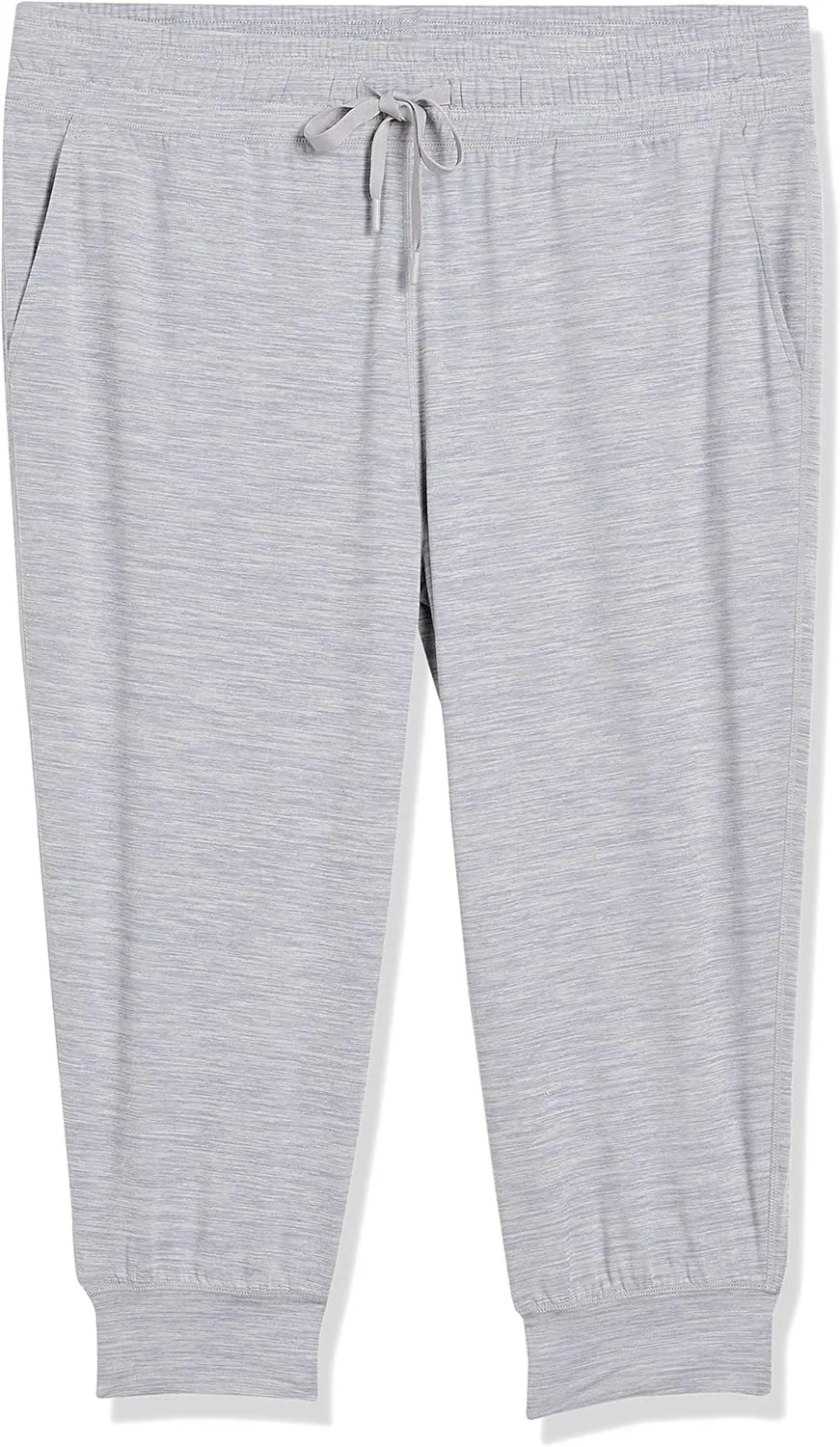 Amazon Essentials Women's Brushed Tech Stretch Crop Jogger Pant (Available in Plus Size)