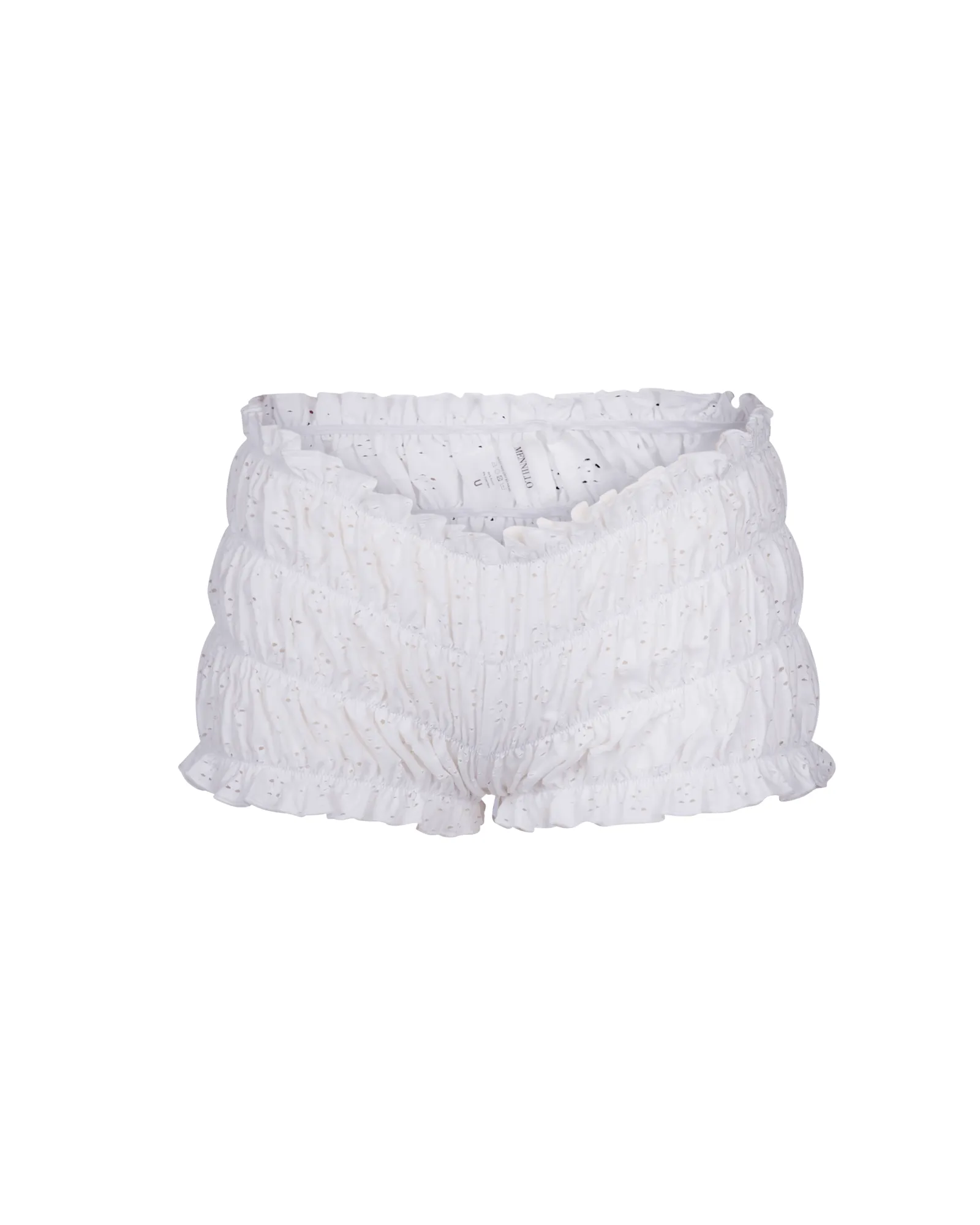 Amber shorts - White embroidery
