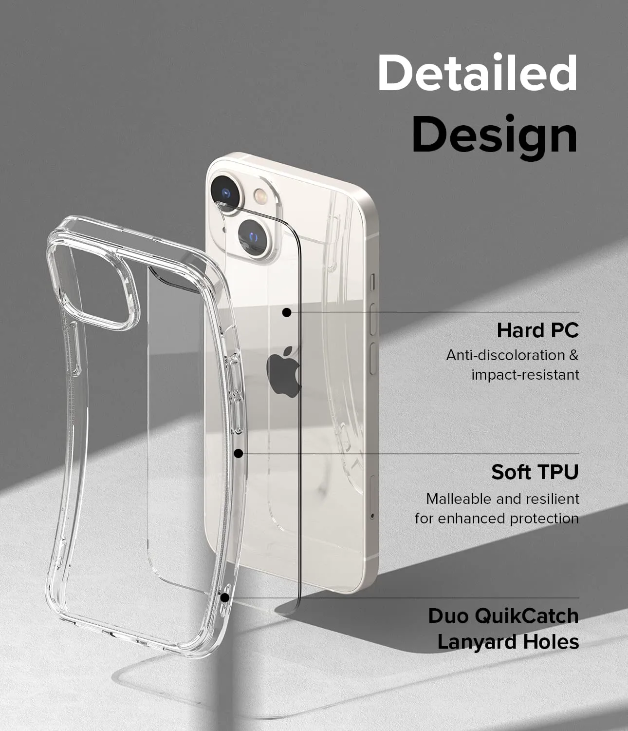 Apple iPhone 14 Plus Back Cover Case | Fusion - Clear