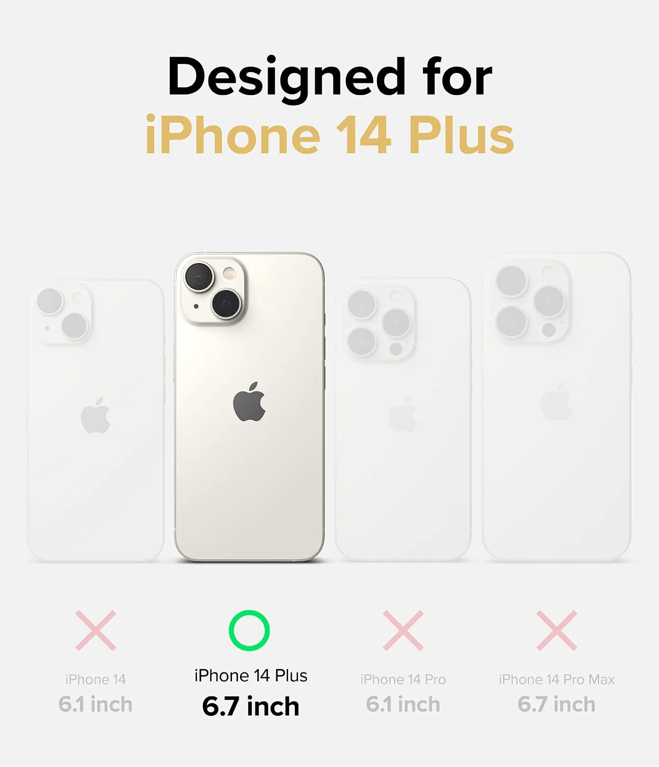 Apple iPhone 14 Plus Back Cover Case | Fusion Design  - Dry Flowers