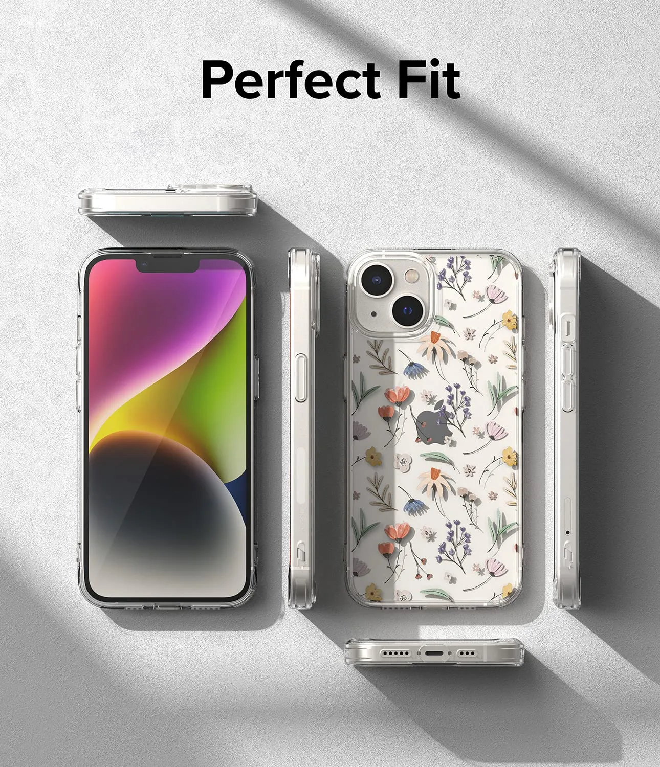 Apple iPhone 14 Plus Back Cover Case | Fusion Design  - Dry Flowers