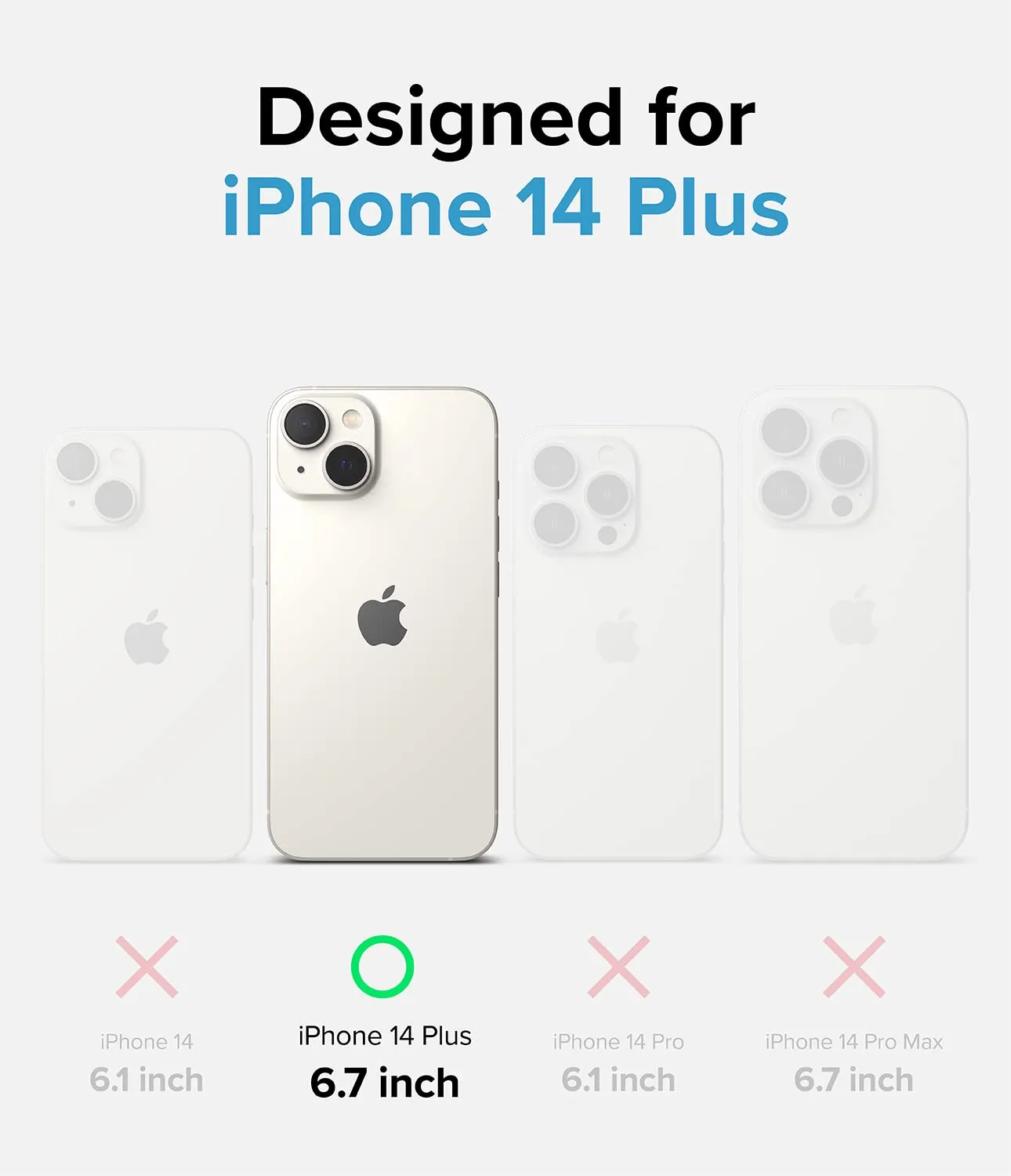 Apple iPhone 14 Plus Back Cover Case | Fusion Design  - Jeju