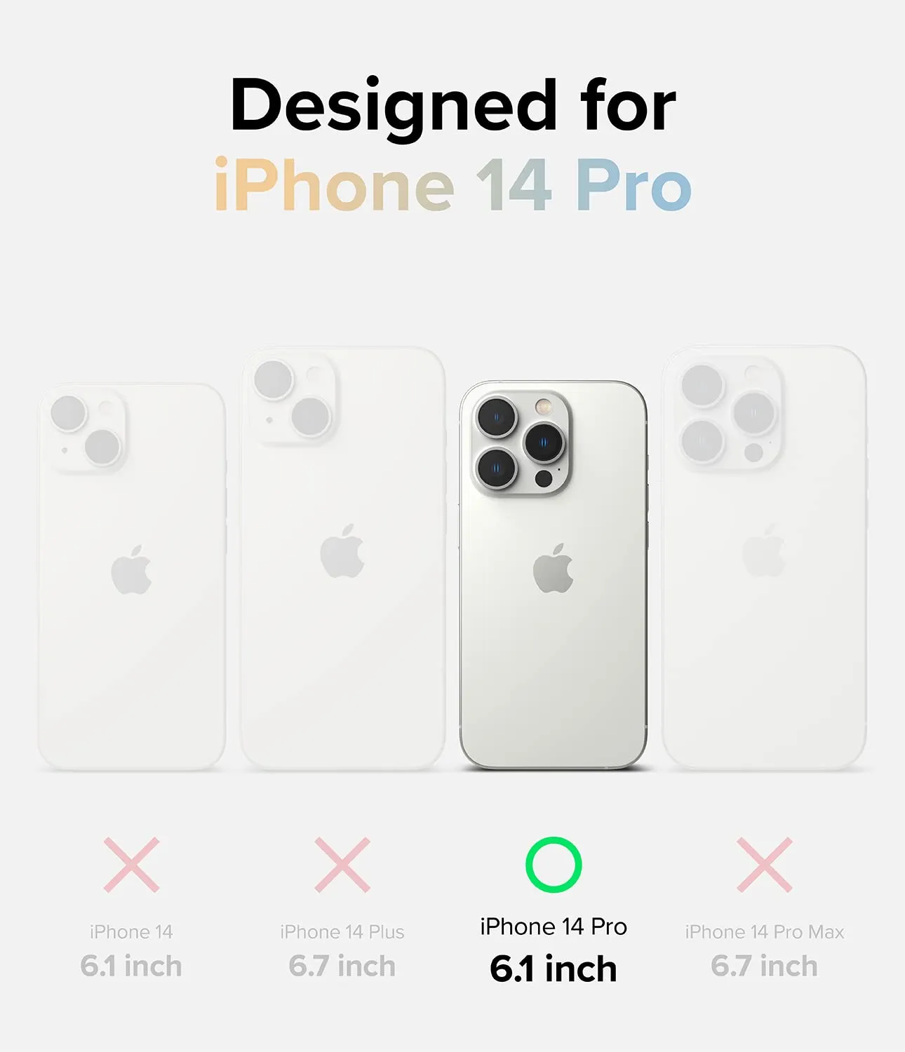 Apple iPhone 14 Pro Back Cover Case | Fusion Design - Seoul