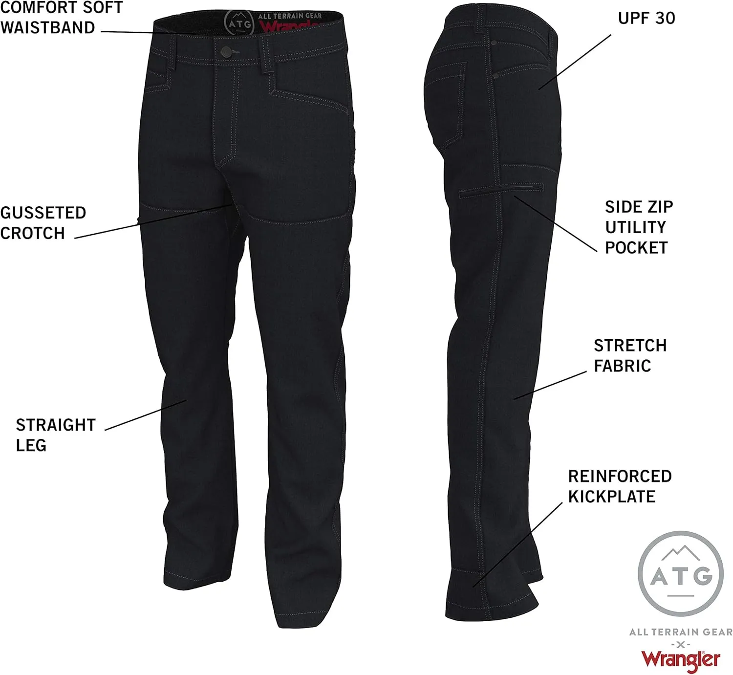 ATG by Wrangler Men's Synthetic Utility Pant