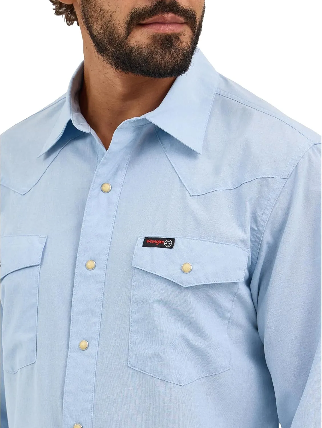 ATG by Wrangler Men's Western Drover Button-Down Shirt