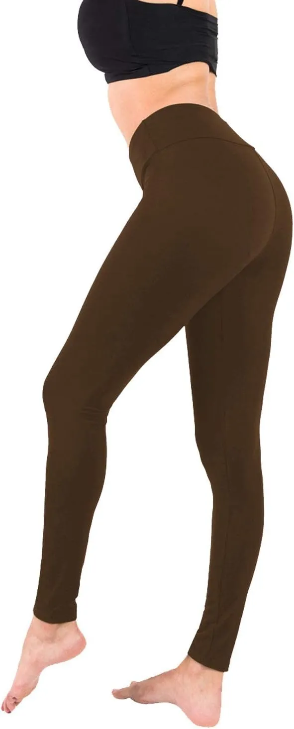 Baihetu High Waist Leggings with Inner Pocket Super Soft Yoga Pants for Women