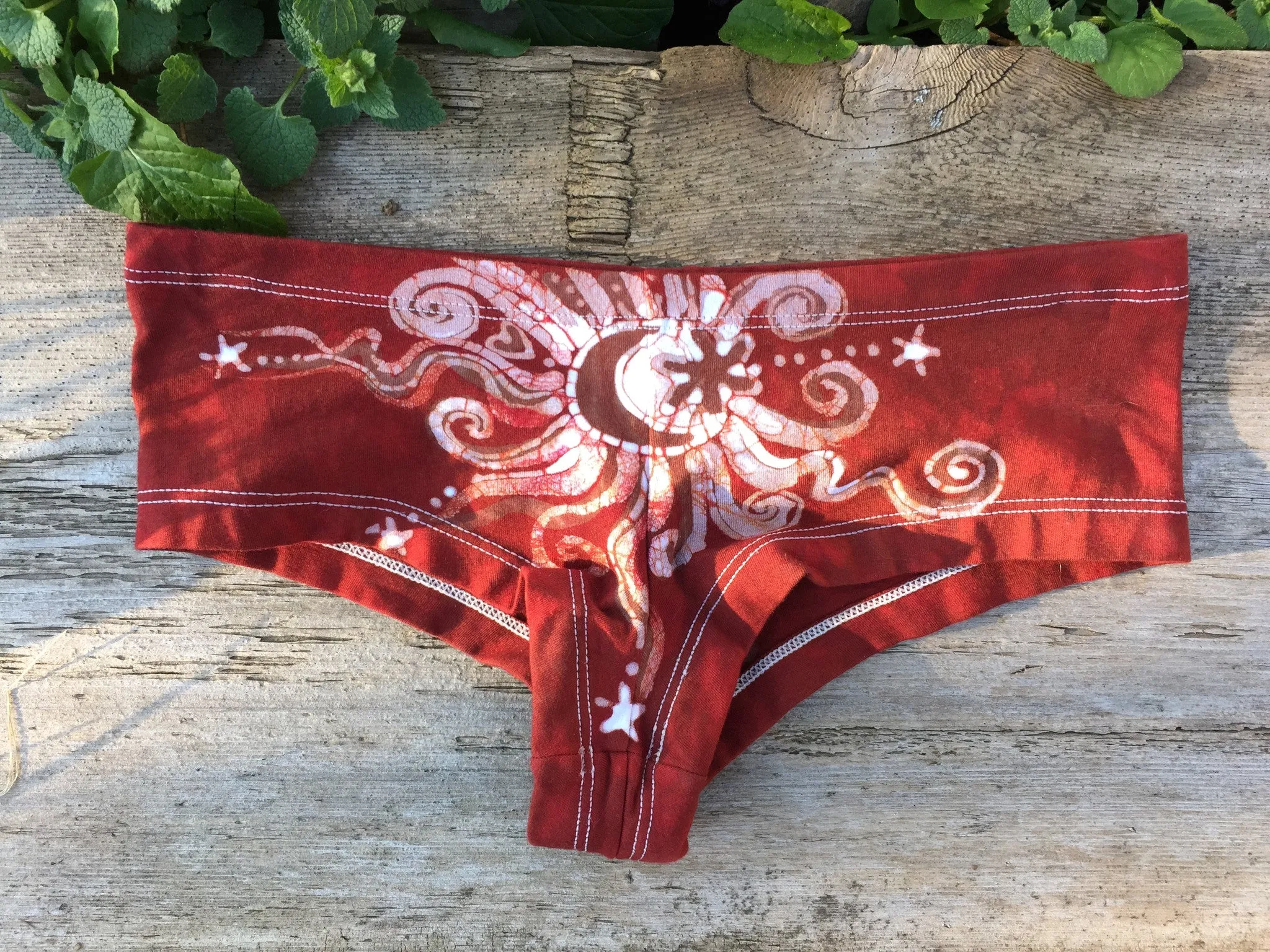 Batik Boyshort Undies - Fire Dance