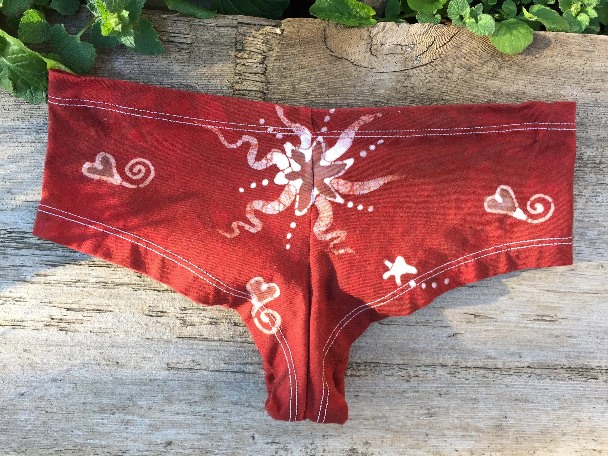 Batik Boyshort Undies - Fire Dance