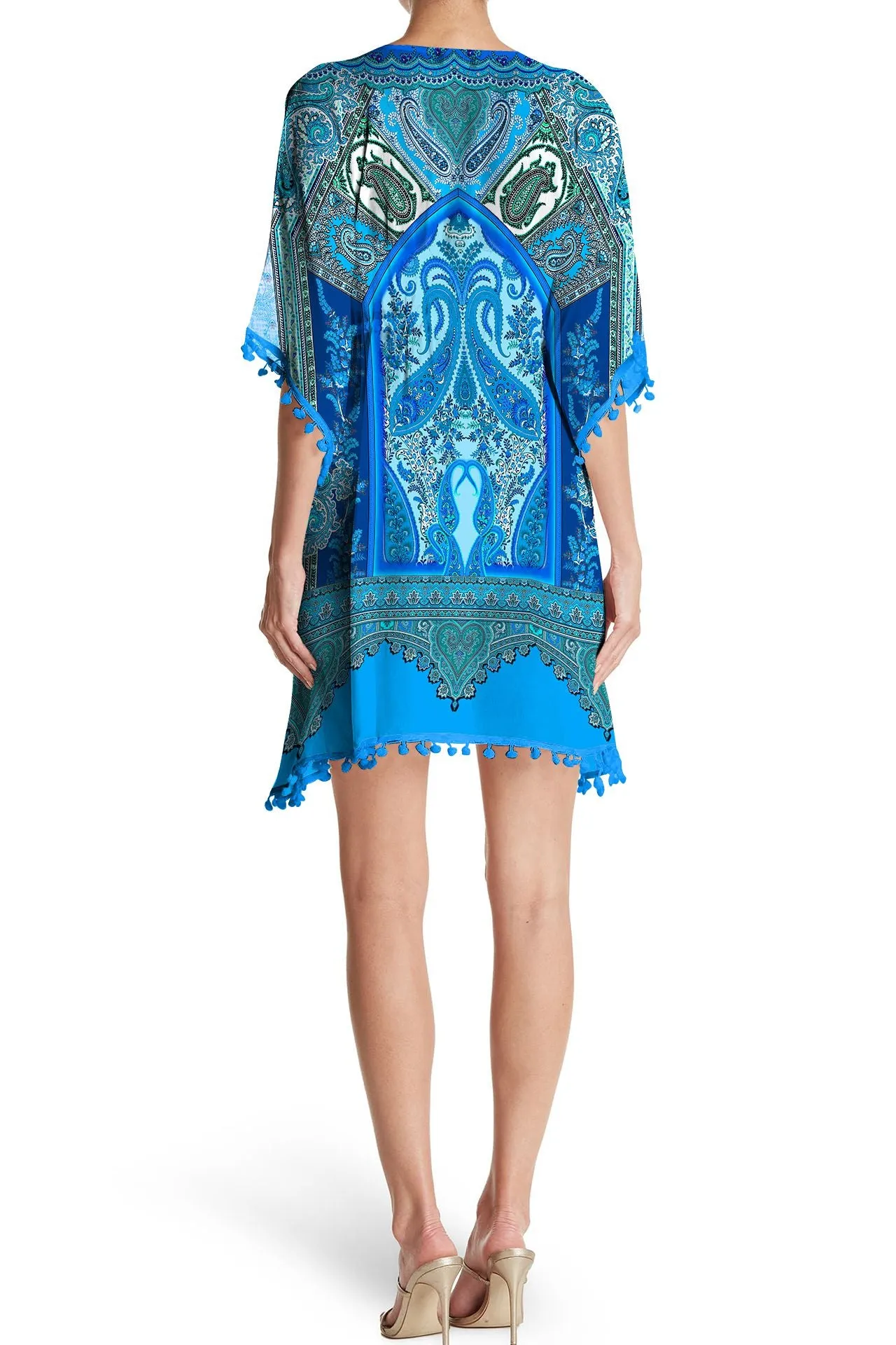 Blue Swim Coverup for Women