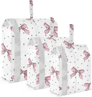Bow Compression Packing Cubes, 3pcs Compressible Expandable Travel Packing Organizer, Travel Cubes for Suitcase Carry On