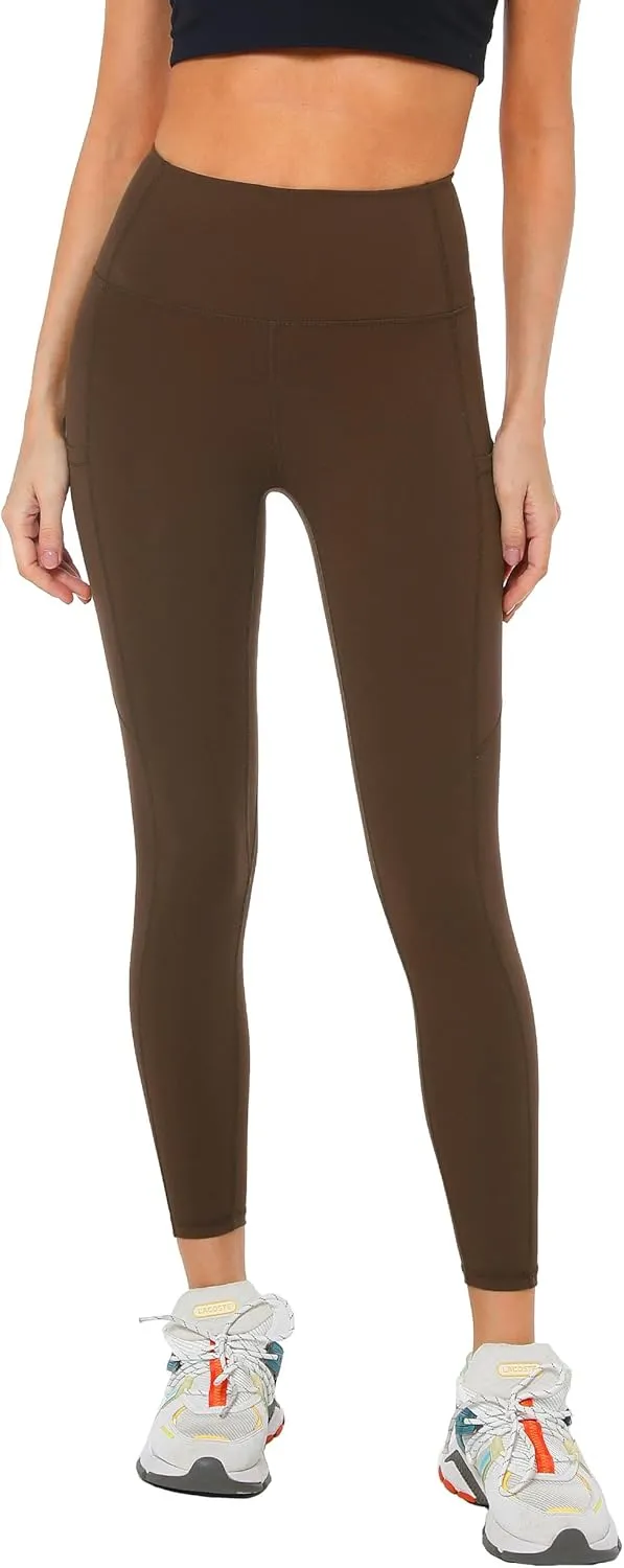 Buttery Soft Tummy Control Workout Leggings with Pockets for Women High Waisted Athletic Yoga Pants