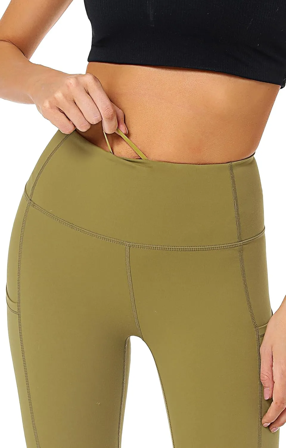 Buttery Soft Tummy Control Workout Leggings with Pockets for Women High Waisted Athletic Yoga Pants