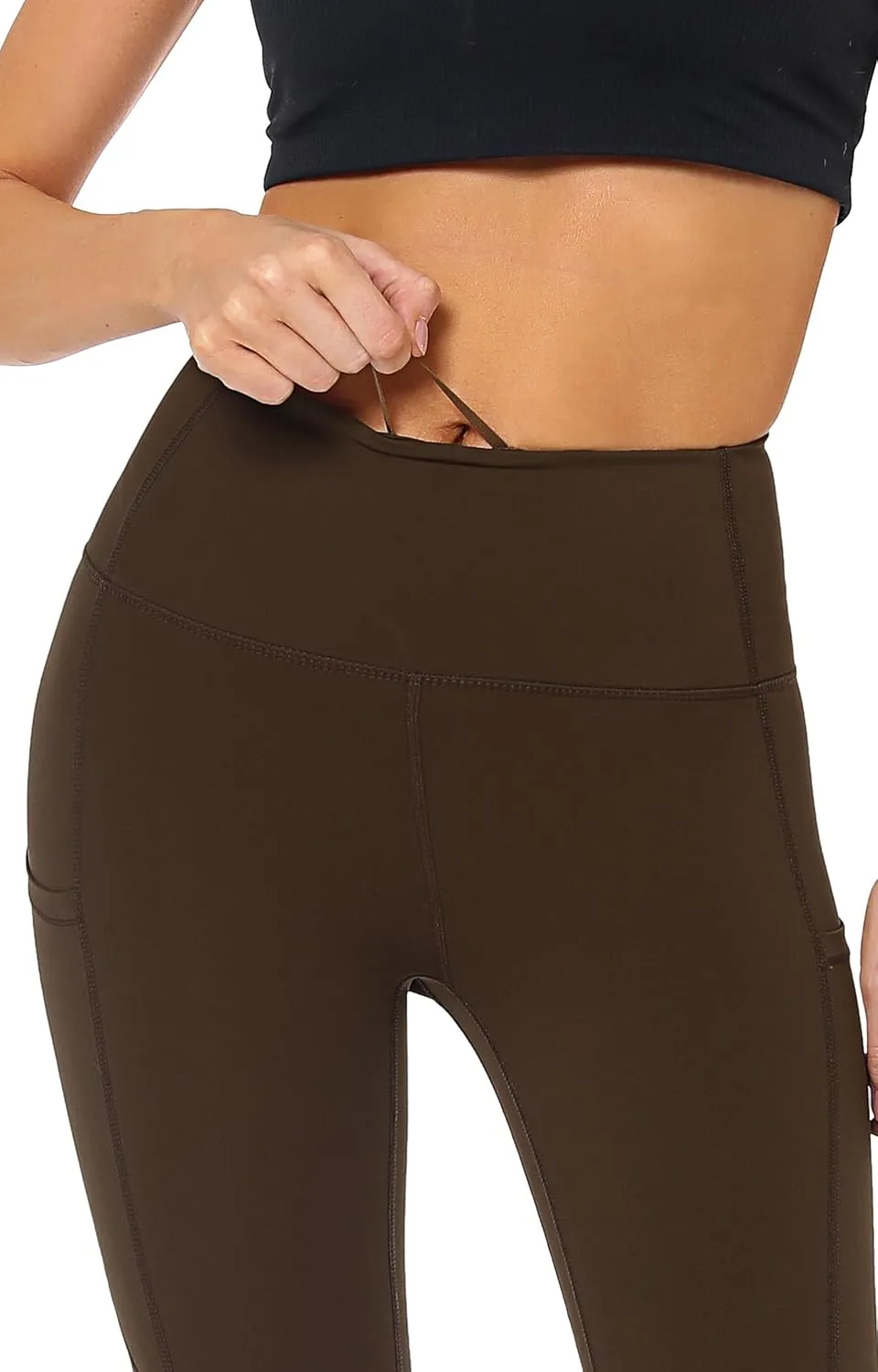 Buttery Soft Tummy Control Workout Leggings with Pockets for Women High Waisted Athletic Yoga Pants
