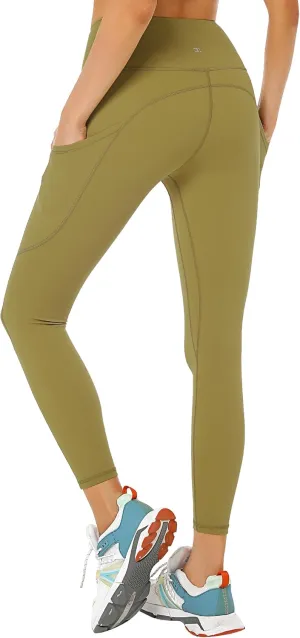 Buttery Soft Tummy Control Workout Leggings with Pockets for Women High Waisted Athletic Yoga Pants