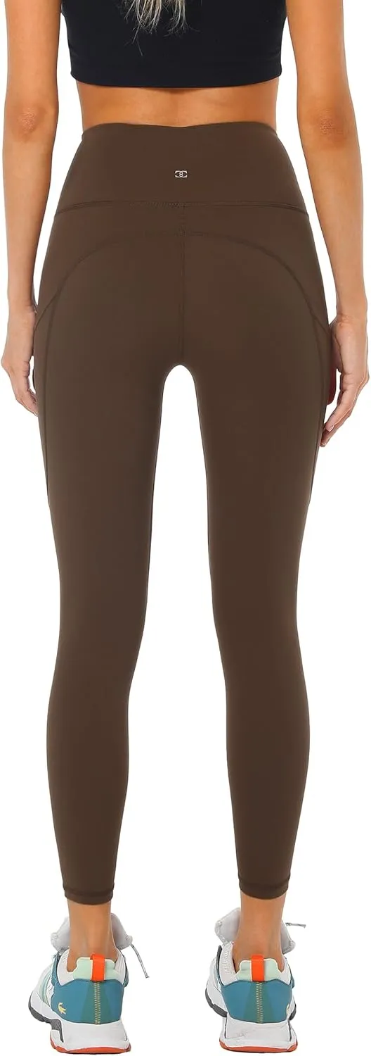 Buttery Soft Tummy Control Workout Leggings with Pockets for Women High Waisted Athletic Yoga Pants