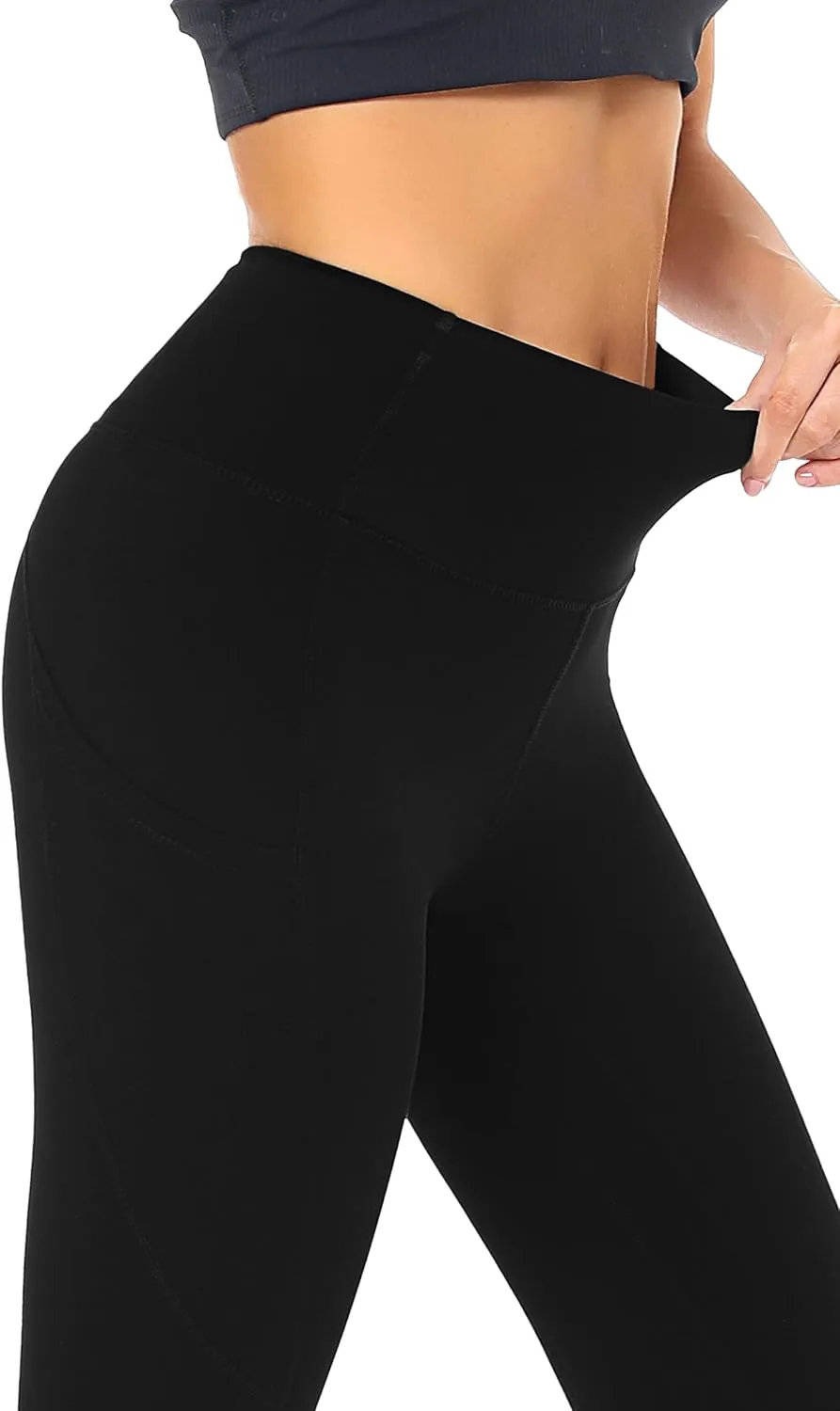 Buttery Soft Tummy Control Workout Leggings with Pockets for Women High Waisted Athletic Yoga Pants