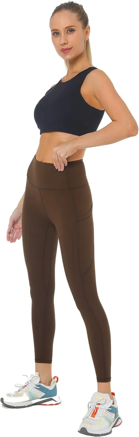 Buttery Soft Tummy Control Workout Leggings with Pockets for Women High Waisted Athletic Yoga Pants