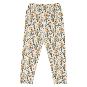 Cactus Sunflower Capri Swim Leggings