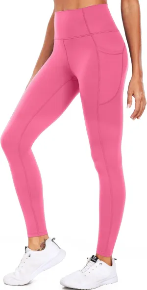 CADMUS Soft Workout Pants for Women High Waisted Ankle Yoga Leggings with Two Pockets