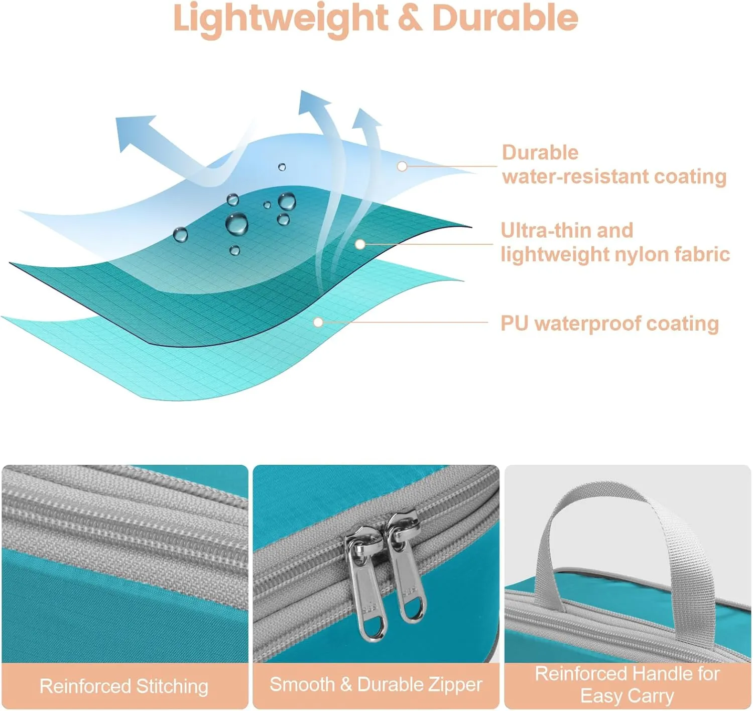 Cambond Compression Packing Cubes for Travel Women - Travel Bags Luggage Organizers Travel Essentials Compression Cubes for Travel Carry on Suitcases