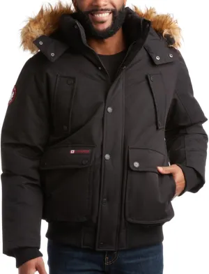 CANADA WEATHER GEAR Mens Big & Tall Winter Jacket - Heavyweight Bomber Parka Coat Jacket for Big and Tall Men (Sizes: M-5X)