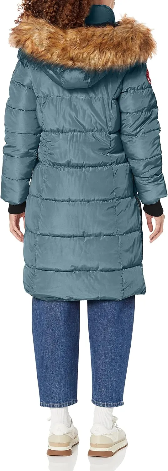 CANADA WEATHER GEAR Womens Long Cold Weather Parka Coat