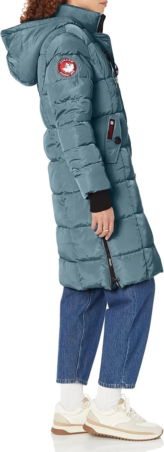 CANADA WEATHER GEAR Womens Long Cold Weather Parka Coat