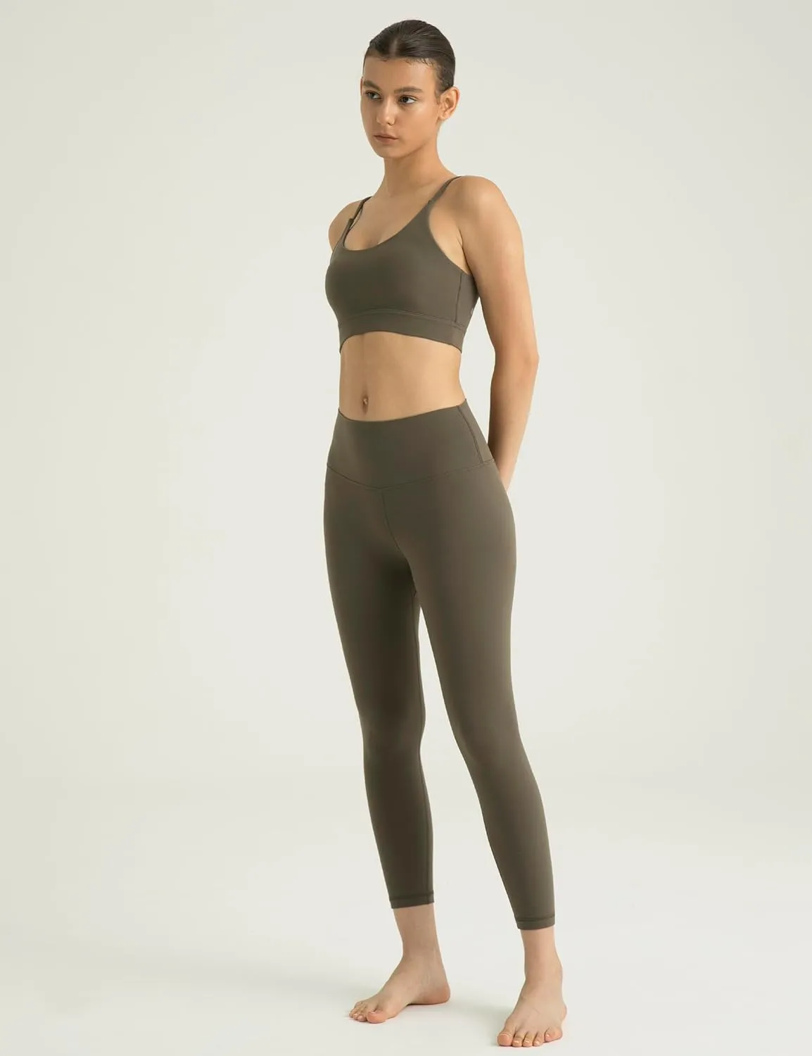 Colorfulkoala Women's Dreamlux High Waisted Workout Leggings Buttery Soft 21" Inseam Yoga Pants