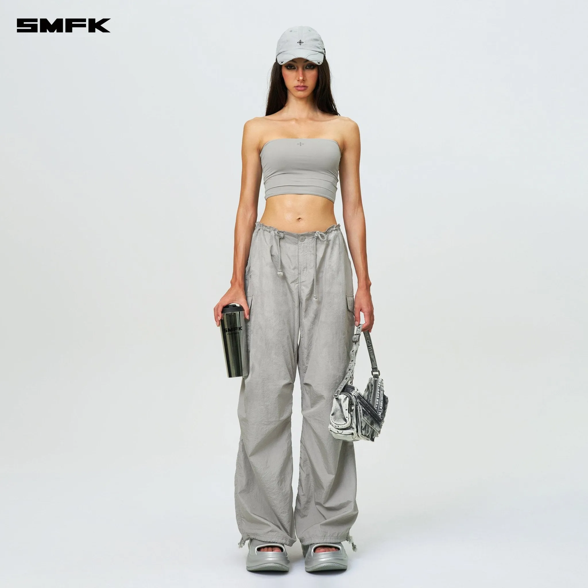 Compass Hug Skin Tube Top Gray