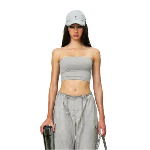 Compass Hug Skin Tube Top Gray