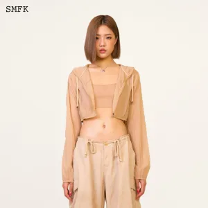 Compass Hug Sun-Proof Super Light Short Jacket Nude