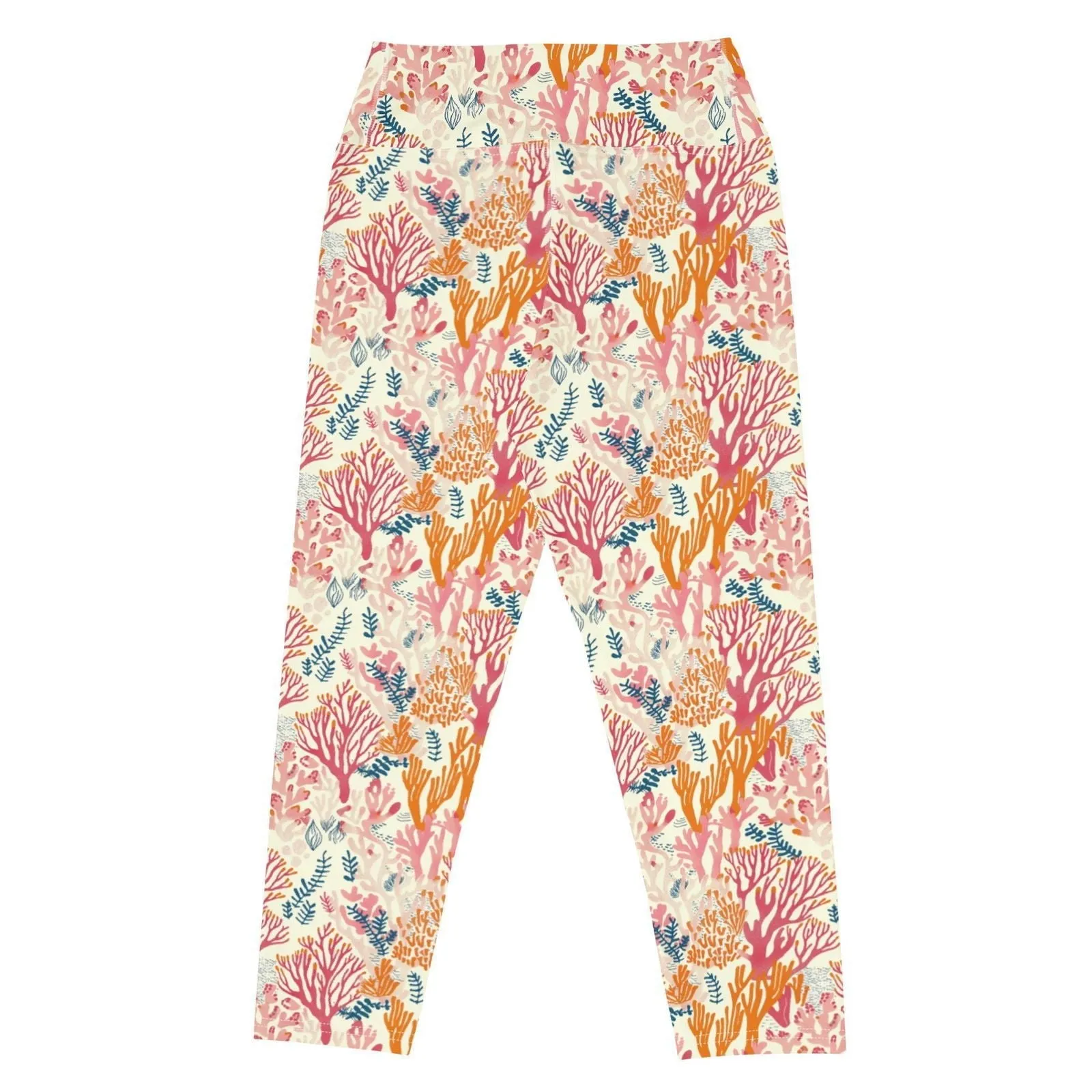 Coral Reef Capri Swim  Leggings