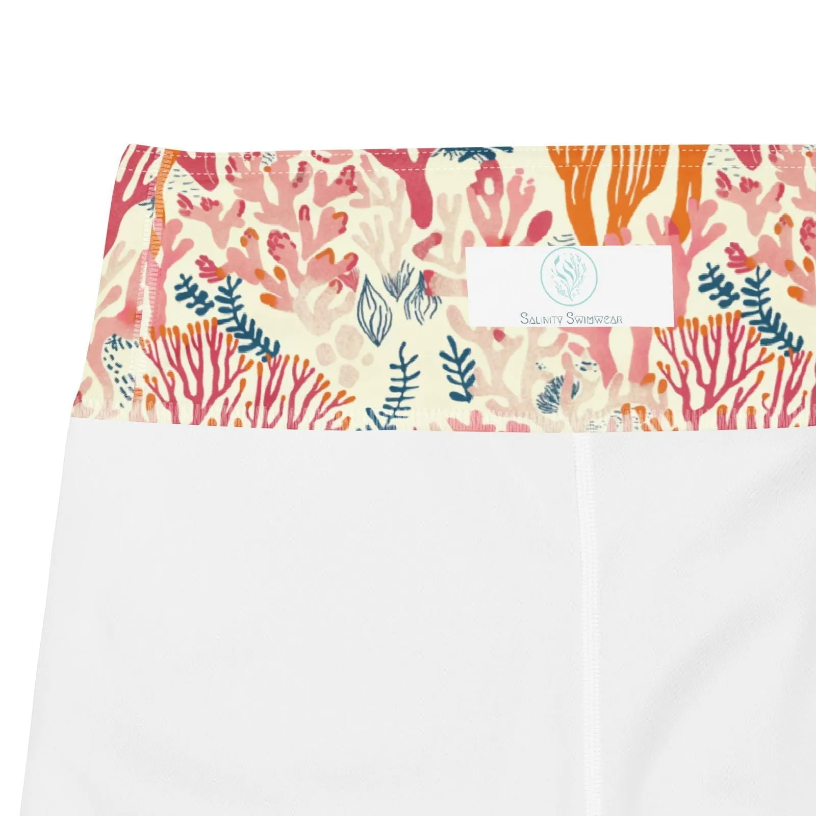 Coral Reef Capri Swim  Leggings