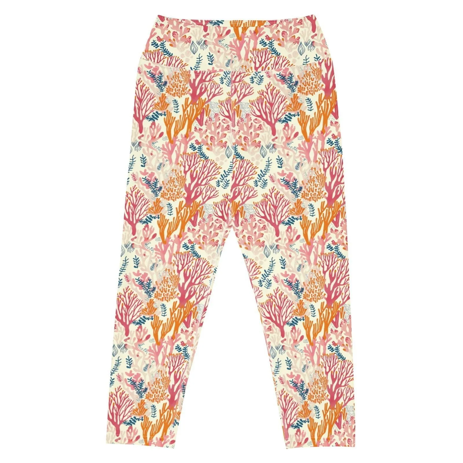 Coral Reef Capri Swim  Leggings