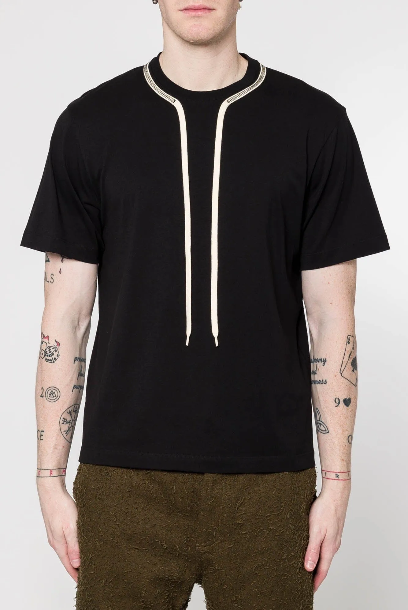 Craig Green Flatlock Lace T-Shirt