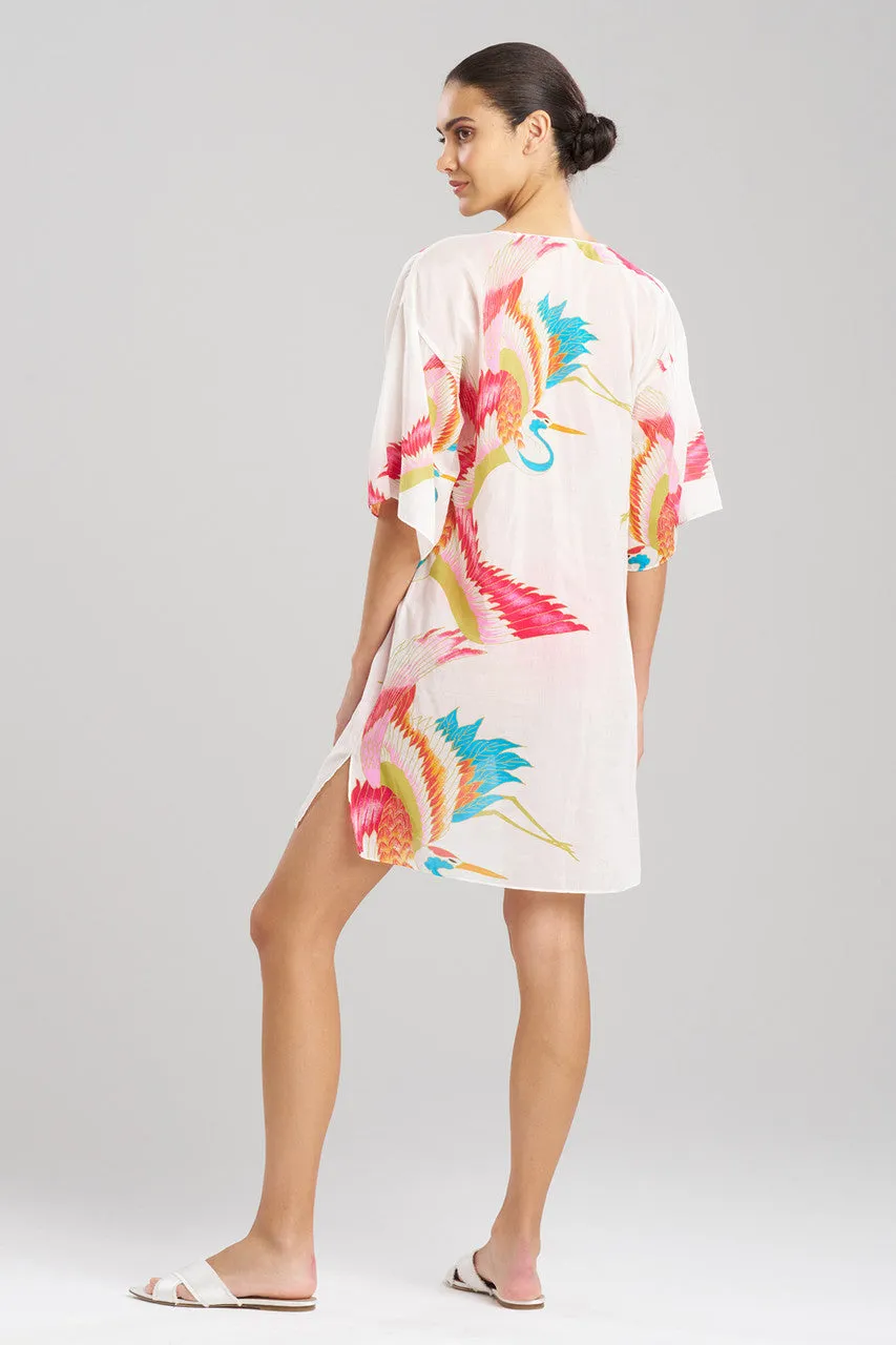 Crane Cotton Silk Sheer Tunic