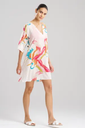 Crane Cotton Silk Sheer Tunic