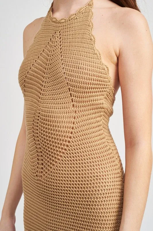 Crochet Halter Dress