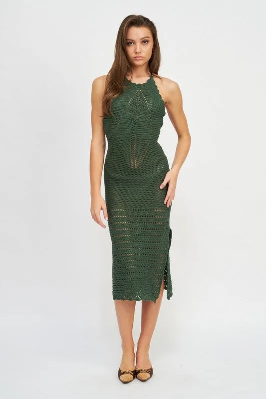 Crochet Halter Dress