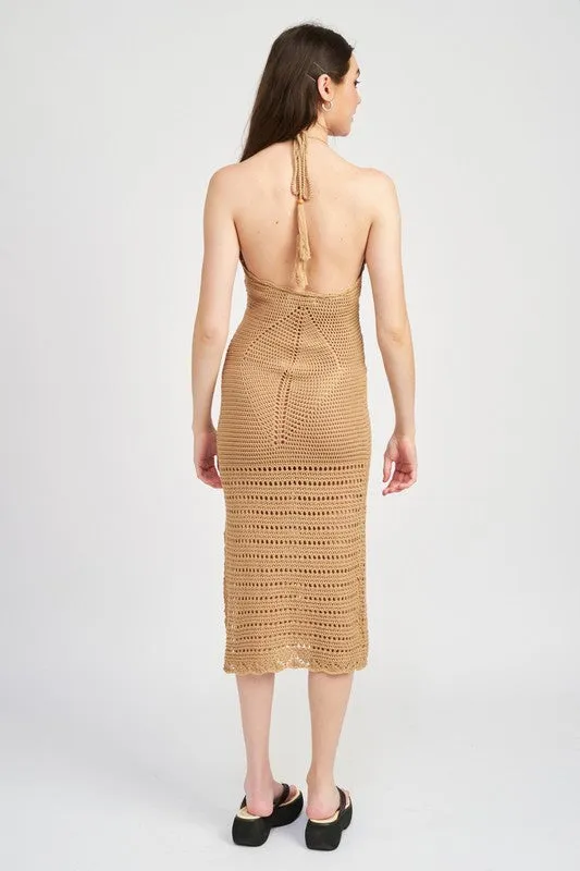 Crochet Halter Dress