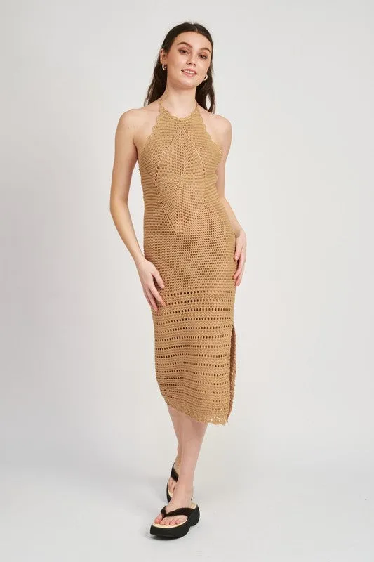 Crochet Halter Dress
